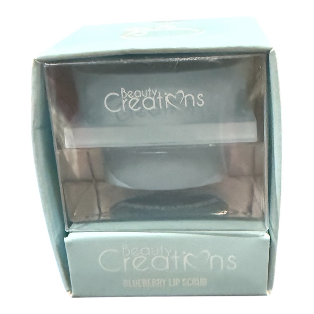 Beauty Creations Blueberry Lip Scrub in Light Blue Box
